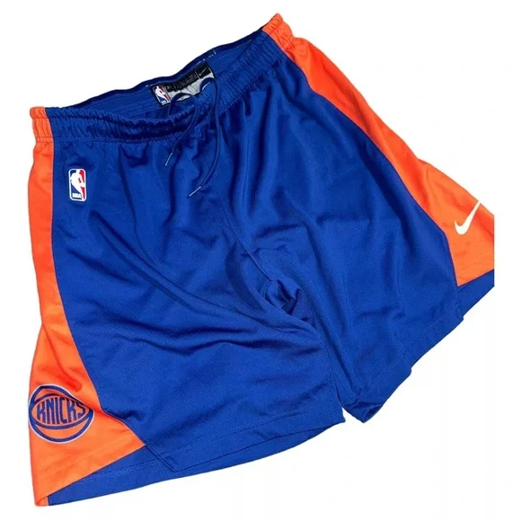 Men's Nike NBA New York Knicks Team Practice Shorts with Swoosh